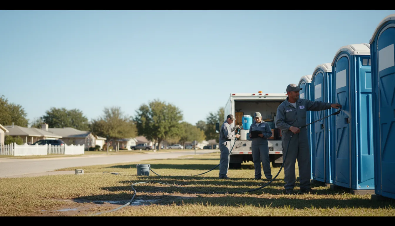 Long-Term Portable Toilet Rental in Camden, OH near me